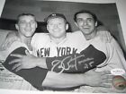 New York Yankee Legend Joe Pepitone Autograph Photo W Mantle And Maris Jsa Stamp