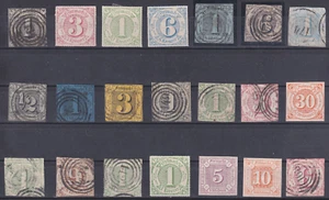 Thurn & Taxis Lot gestempelt / ungebraucht 1852 - 1866 - Bild 1 von 1