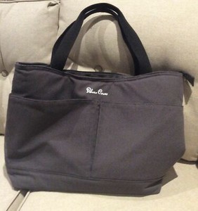 black silver cross changing bag