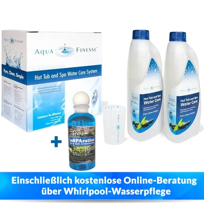 Whirlpool Wasserpflege | AquaFinesse mit Chlorgranulat + Whirlpoolduft GRATIS