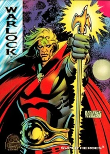 Tarjeta coleccionable de cómic Fleer Marvel Universe 1994 #159 Warlock - Imagen 1 de 1