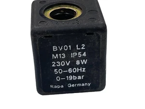 RAPA Part No. M13 Replacement Solenoid Coil 230V AC 50/60 Hz  8W IP54 - Picture 1 of 3