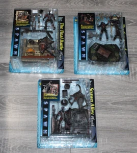 JUEGO DE PELÍCULA SPAWN, SET DE 3 (NOS), Final Battle, The Graveyard & Spawn Alley - Imagen 1 de 5