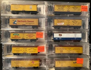 Reefer Madness! 10 Micro-Trains N Spur Kühlwagen, alle verschieden, alle Neu im Karton. - Bild 1 von 2