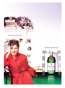 TANQUERAY GIN AD #69 RARE 2003 OUT OF PRINT TRACEY ULLMAN - Picture 1 of 2