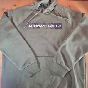 Nuevo Under Armour Rival Camuflado Rayas en el pecho HD Para hombre Sudadera con Camuflaje Verde - Imagen 1 de 10