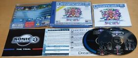 Phantasy Star Online for Sega Dreamcast Complete With Sonic Trial Near Mint
