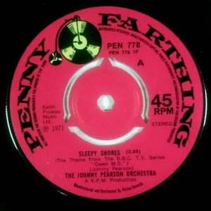 Johnny Pearson Orchestra - Sleepy Shores / Old World Charm [7" 45] UK Import - Imagen 1 de 1