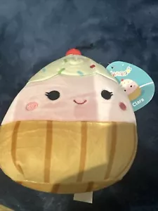 Squishmallows Clara the Ice Cream Sundae 8" Plush, Foodie Squad Pink Ice Cream - Picture 1 of 2