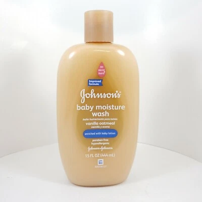 Johnson's Baby Moisture Wash Vainilla Avena 15 OZ - Fórmula descontinuada Foto 1 de 2