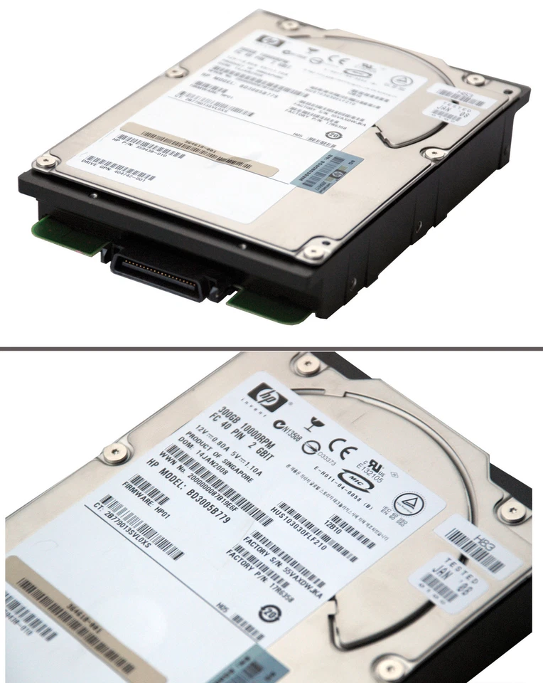 HP FC 300GB 10k BD3005B779 BD3005B779 HUS103030FLF210 HDD FESTPLATTE 2 Gbps -F96 - Bild 1 von 1