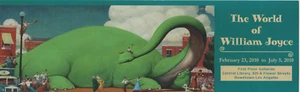 2010 World of William Joyce Exhibit Promo LAPL Bookmark – 2.5" x 8" Ephemera - Picture 1 of 2
