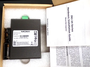 Moxa INJ-24 Series Gigabit IEEE 802.3af/at PoE+ injector INJ-24 V1.2.1 - Picture 1 of 4