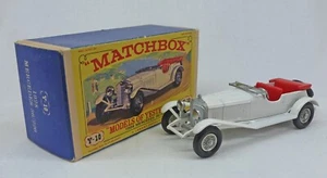 Modelos Matchbox de antaño Y-10b 1928 Mercedes con caja tipo D3 - Imagen 1 de 2