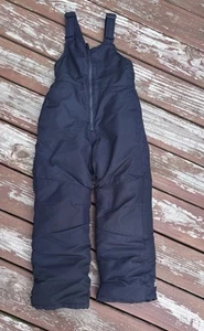 All In Motion Youth Boys Girls Size Small 6-7 Bib Ski Snow Pants Black - Picture 1 of 4