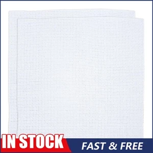 11 Count Aida Cloth Cross Stitch Cloth 11.7 by 11.7 Inch Cotton for Home DIY - Picture 1 of 12