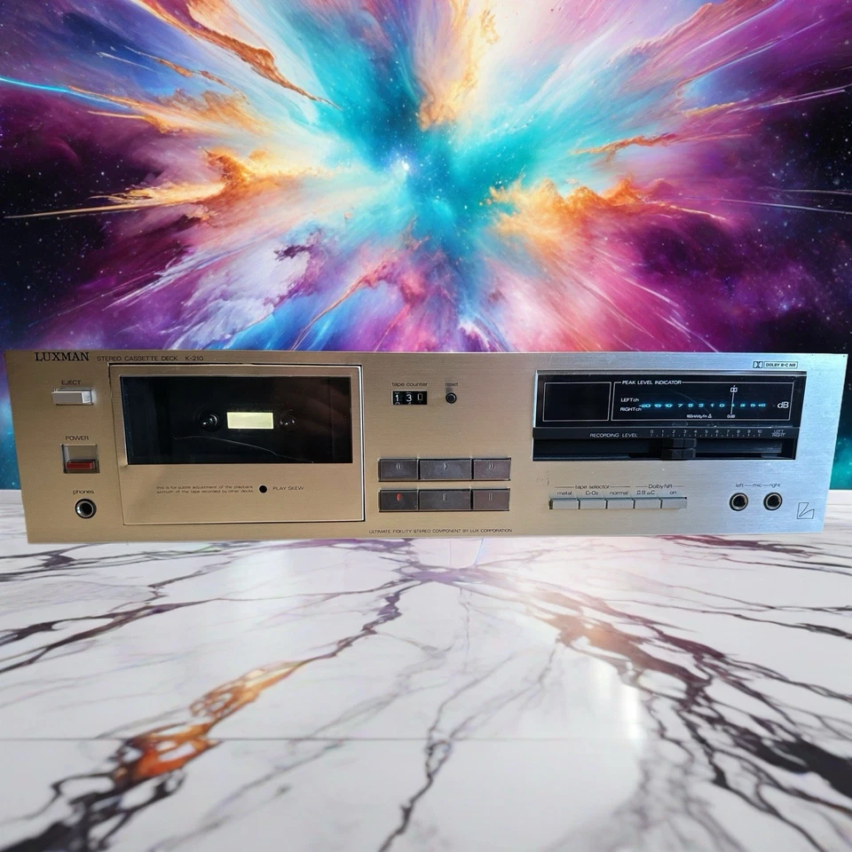 LUXMAN K-210 TAPE DECK JAPÓN, reproduce y graba bien, 1984 *Reparado* ¡Bonito! 👌 Foto 1 de 4