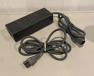 OEM Microsoft Xbox 360 Netzteil AC Adapter DPSN-186CB A & Kabel getestet LESEN - Bild 1 von 8