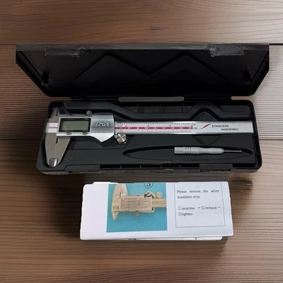 IP54 Professional SS Waterproof 6" Digital Caliper - Imperial/Metric/Fractional - Image 1 of 4