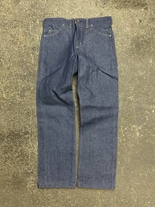 Vintage 80s Big Mac Men’s JC PENNEY Dark Indigo Denim Jeans Made In USA 32x31 - Picture 1 of 7