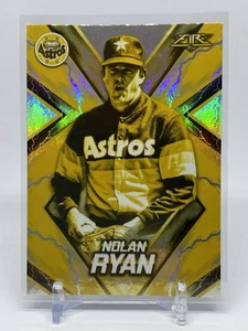 Nolan Ryan 2017 Topps Fire #180 Gold Minted Parallel HOF Astros - Picture 1 of 2