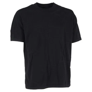 Camiseta Louis Vuitton con monograma en relieve en algodón negro - Imagen 1 de 3