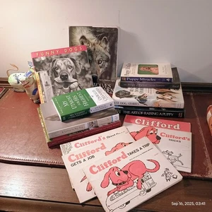 WOOF Lot of Fourteen (14) Books about Dogs CLIFFORD, et. al - Picture 1 of 5