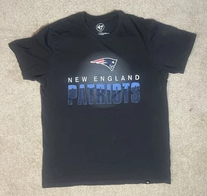 New England Patriots NFL Grafik T-Shirt Größe Large grau ’47 Marke Official Tee - Bild 1 von 4