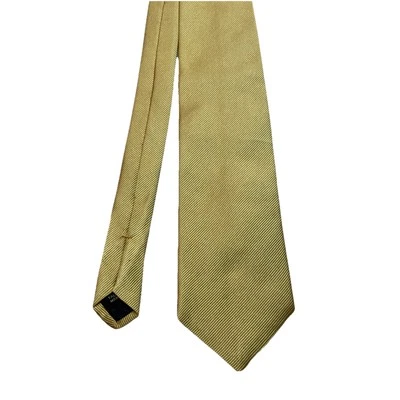 Royal Classic Tom James Mens Tie Yellow Geoemtric Silk Classic Designer One Size - Imagem 1 de 4