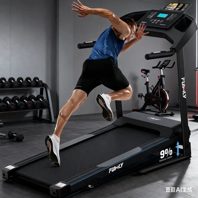 Cinta de correr de 3,25 HP con 15 % de inclinación, cinta de correr de alta resistencia para fitness en casa ~ Foto 1 de 4