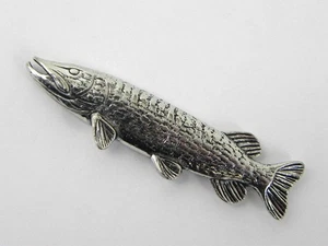 Pin de lucio alfiler pez alfiler pescador pescador alfiler regalo decoración nuevo - Imagen 1 de 3