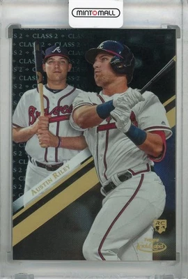 2019 Topps Gold Label Atlanta Braves Austin Riley Base Class 2 Black Rc - Image 1 of 2