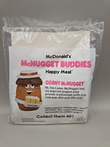 McDonalds Chicken McNugget Nugget Buddies Corny McNugget versiegelt Vintage - Bild 1 von 2