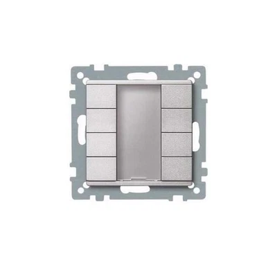 Merten Taster 4f. plus alu 627860 Bussystem-Tastsensoren Taster - Bild 1 von 4