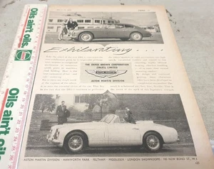1954 ASTON MARTIN DB2-4  UK Sales Advert - Picture 1 of 1