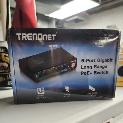 TRENDnet TPE-LG50 5-Port Gigabit Long Range PoE+ Switch - Image 1 of 2