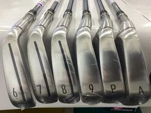 TaylorMade Stealth MAX lefty Iron Set 6-9,Pw,Aw 6pc Flex Stiff KBS MAX MT 85 JP - Picture 1 of 5