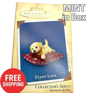 2004 Hallmark Puppy Love Ornament Labrador Dog – Collector's Series #14 MIB - Picture 1 of 4