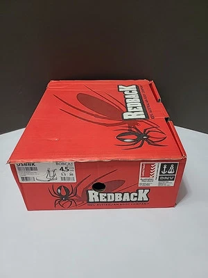 Redback USBBK Bobcat TPU Safety Boots Sz US 5.5 Black - Image 1 of 4