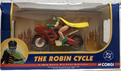 Figura de vehículo fundido a presión Corgi Batman Classics DC The Robin Cycle 2005 escala 1:16 Foto 1 de 4