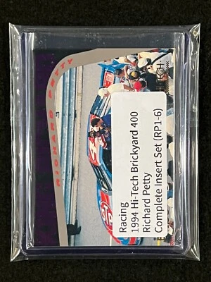 1994 Hi-Tech Brickyard 400 Richard Petty Complete Insert Set (RP1-6) - Image 1 of 4