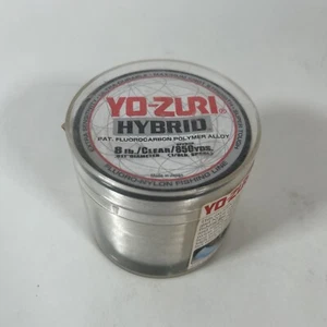 Yo-zuri Hybrid Fluorocarbon Fluoro-Nylon Fishing Line Clear 8lb 850yds Sealed - Picture 1 of 5