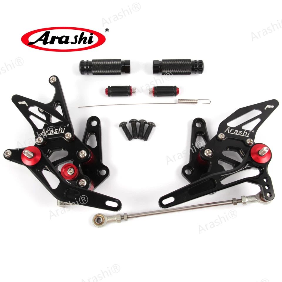 Apoios para os pés traseiros ajustáveis para Suzuki Hayabusa GSX1300R 1999 - 2007 2000 2001 - Imagem 1 de 4