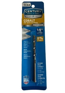 CENTURY DRILL AND TOOL 26211 11/64" Pro Grade Cobalt Drill Bit - Picture 1 of 2