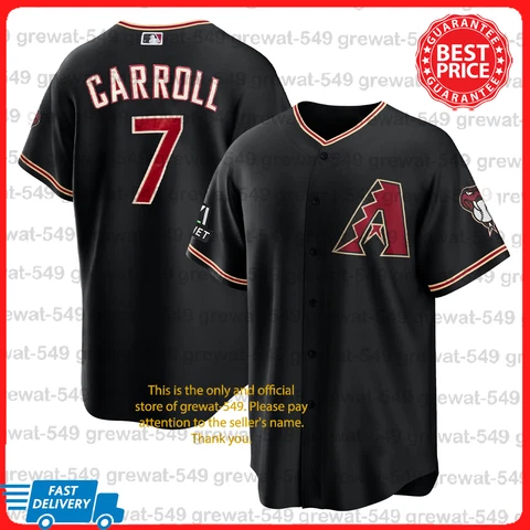 Corbin Carroll #7 Arizona Diamondbacks 2023 Season Black Jsy Fanmade All Size Cover