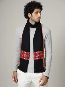Mujer 100% Cachemira Bufanda Hecho En India Diseño Bordado Súper Suave Unisex - Imagen 1 de 5