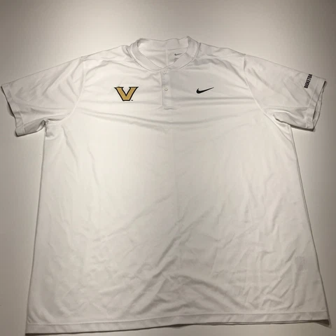Nike Dri-Fit Active Top Mens Size XXL White Vanderbilt "Basketball" Quick Dry Cover