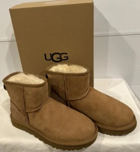 BOTINES UGG CLASSIC MINI II MUJER CASTAÑO Talla US 6/UK 4/EU 37 NUEVO CON CAJA - Imagen 1 de 10
