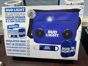 Blue Bluetooth equiped, 24 Can Cooler with extras - Picture 1 of 3
