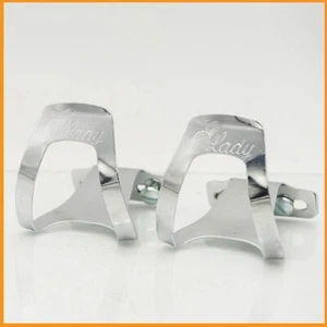 NOS ALE LADY TOE CLIPS MEDIUM PEDAL VINTAGE ROAD BIKE 70S 80S STEEL BICYCLE OLD - Foto 1 di 7